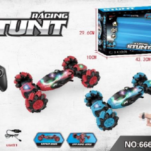 CARRO ACROBATICO RC CON RELOJ DE INDUCCION 666-809A