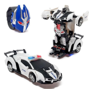 CARRO TRANSFORMER POLICIA 6110J