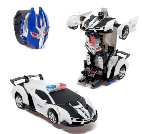 CARRO TRANSFORMER POLICIA 6110J