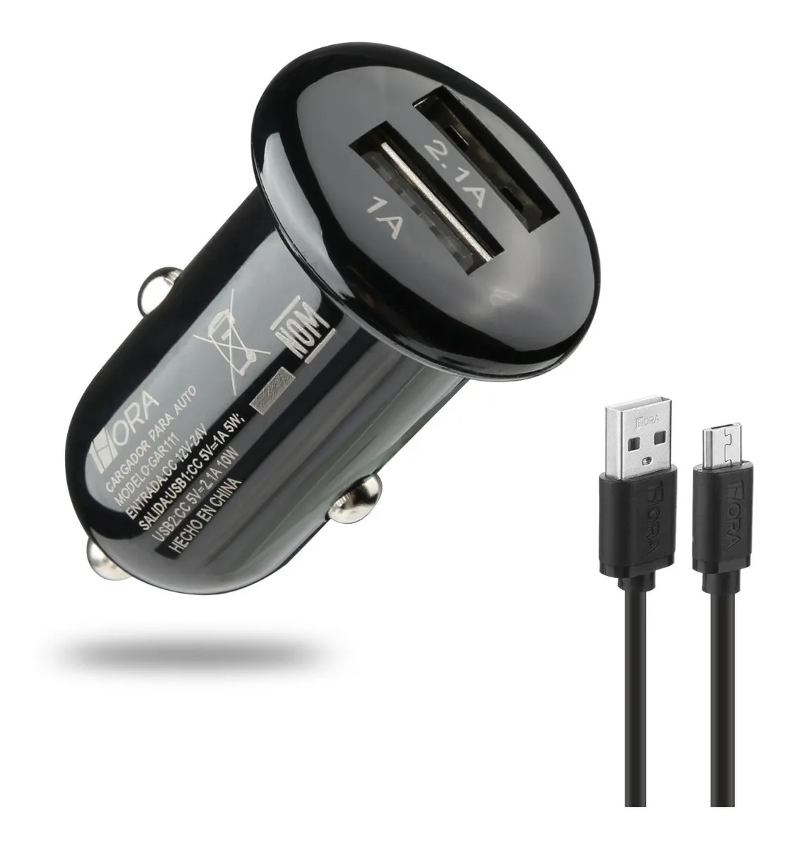 Cargador para Auto V8 2.1A