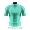JERSEY PARA CICLISMO M CORTA PROF VERDECELEDON