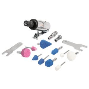 KIT DE MINI PULIDORA 1/4" CON ESTUCHE PLÁSTICO TRUPER