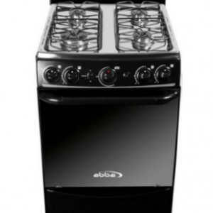 ESTUFA DE PISO ABBA 4P GAS NATURAL AB201-5 NEGRO