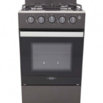 Estufa De Piso Haceb 4 Puestos Con Horno Gas Natural Romero 50 Torre Gris