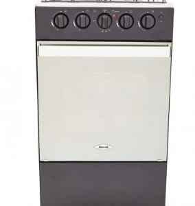 Estufa de Piso Haceb 4 Puestos Con Horno Gas Propano Romero Reflex 50-Vidrio Negro