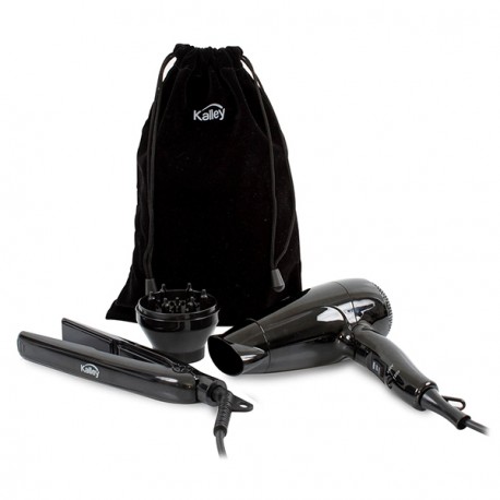 COMBO SECADOR PLANCHA KALLEY K-KITCP2