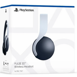 Audífonos de Diadema PLAYSTATION PS Inalámbricos Over Ear Pulse 3D Blanco y Negro