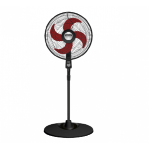 VENTILADOR TURBO POWER PEDESTAL NEGRO/ROJO