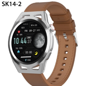 RELOJ SMART WATCH SK14-2 PLUS PULSO CUERO CARGA MAGNETICA