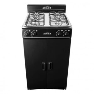 ESTUFA DE PISO CON GABINETE ABBA AT100-5 QA GAS PROPANO NEGRO