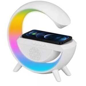 Lámpara Rgb+Parlante Bluetooth+Cargador Inalámbrico