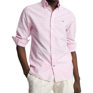 CAMISA CUADRO ROSADO MANGA LARGA M