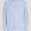 Camisa Cuadros Azul Manga Larga M
