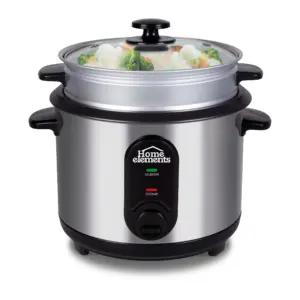 Olla Arrocera 1.8L Acero Inoxidable con Vaporera Home Elements