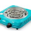 Estufa Eléctrica 1 puesto – Color Azul Turquesa Home Elements